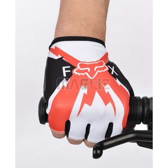 2014 Guanto Ciclismo rosso e bianco