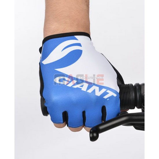 2014 Guanto Ciclismo blu e bianco