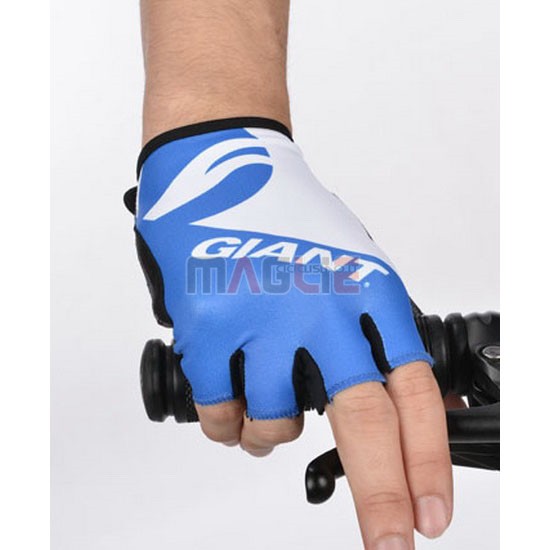 2014 Guanto Ciclismo blu e bianco