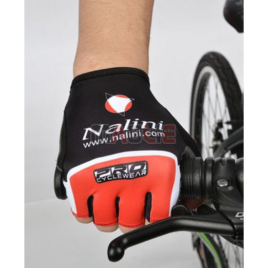 2014 Guanto Ciclismo nero e rosso