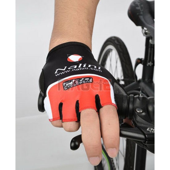 2014 Guanto Ciclismo nero e rosso
