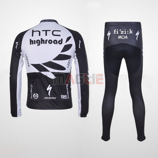 Maglia HTC Highroad manica lunga 2011 nero