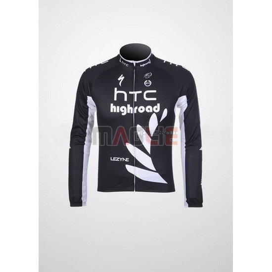 Maglia HTC Highroad manica lunga 2011 nero