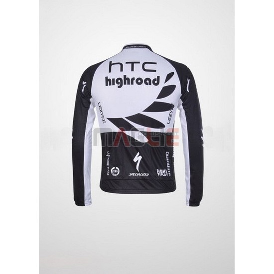 Maglia HTC Highroad manica lunga 2011 nero