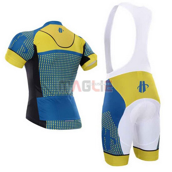 Maglia Hincapie manica corta 2015 blu e giallo - Clicca l'immagine per chiudere