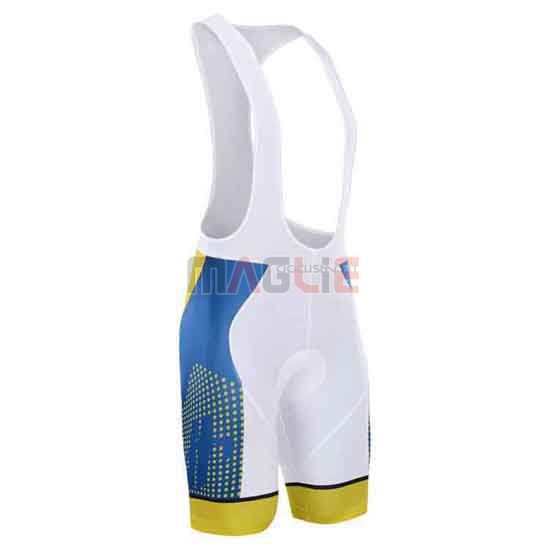 Maglia Hincapie manica corta 2015 blu e giallo