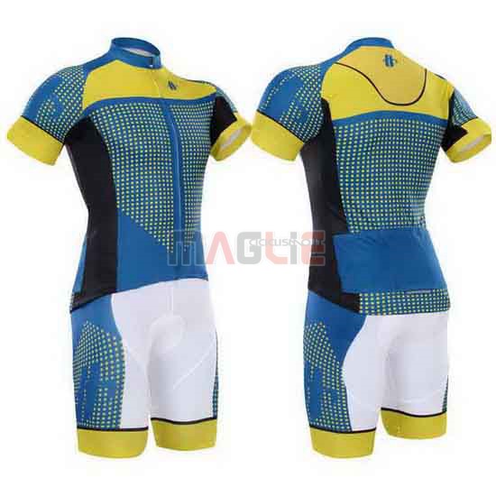 Maglia Hincapie manica corta 2015 blu e giallo - Clicca l'immagine per chiudere