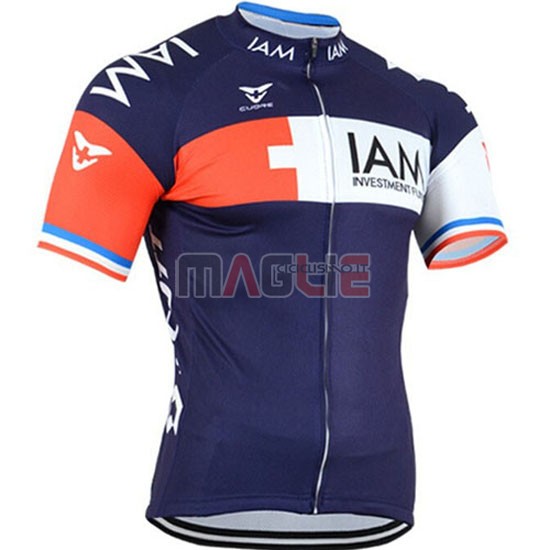 Maglia IAM manica corta 2015 bianco e blu