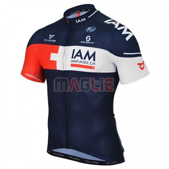 Maglia IAM manica corta 2016 bianco e blu - Clicca l'immagine per chiudere