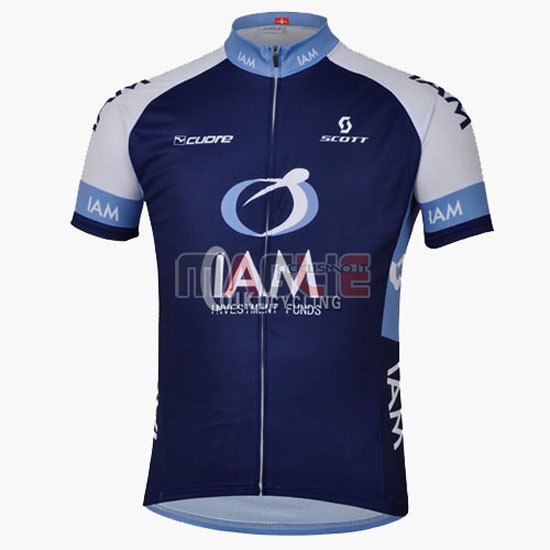 Maglia IAM manica corta 2016 blu e bianco