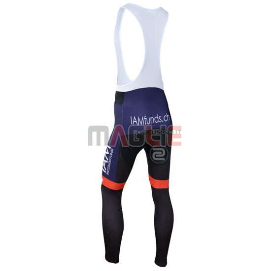 Maglia IAM manica lunga 2015 bianco e blu