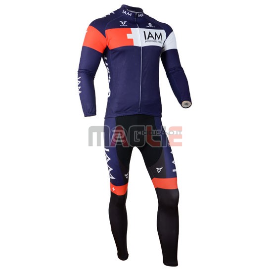 Maglia IAM manica lunga 2015 bianco e blu - Clicca l'immagine per chiudere