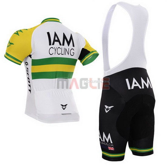 Maglia IAM manica corta 2015 bianco e giallo