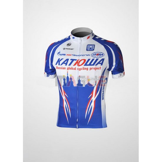 Maglia Katusha manica corta 2010 blu e bianco - Clicca l'immagine per chiudere