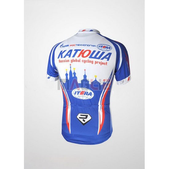 Maglia Katusha manica corta 2010 blu e bianco - Clicca l'immagine per chiudere