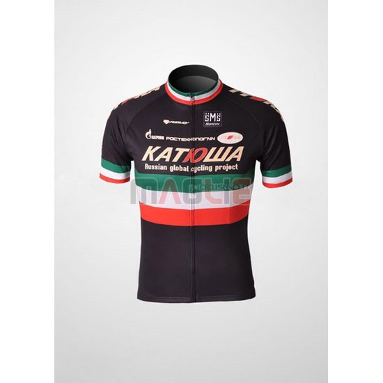 Maglia Katusha manica corta 2010 nero