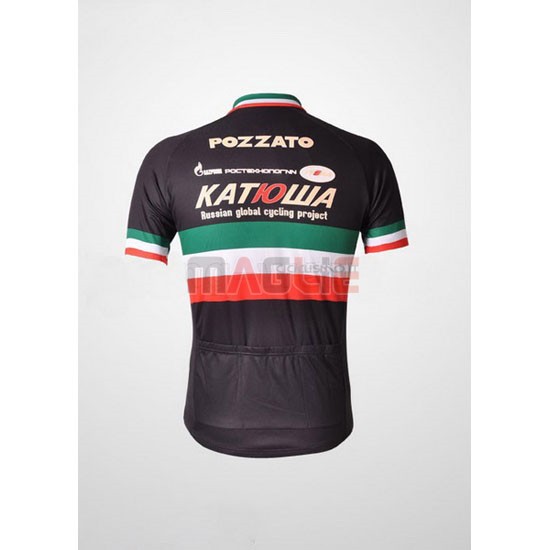 Maglia Katusha manica corta 2010 nero