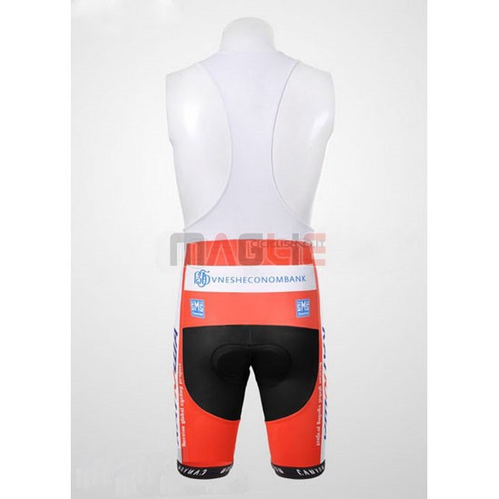 Maglia Katusha manica corta 2012 bianco e arancione