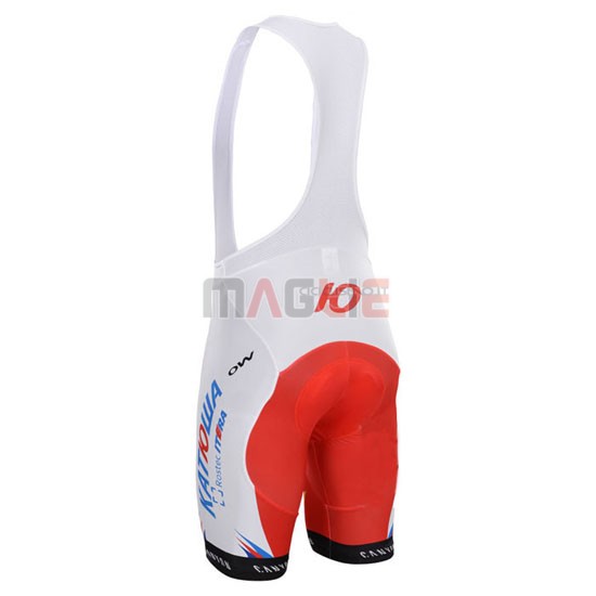 Maglia Katusha manica corta 2015 bianco e rosso