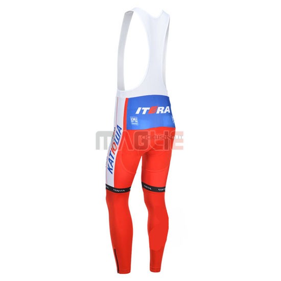 Maglia Katusha manica lunga 2013 bianco e rosso