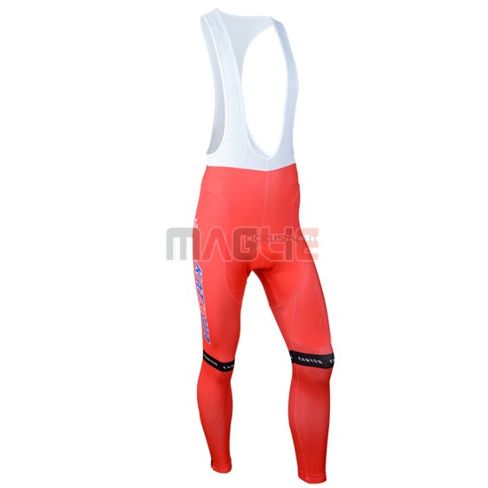 Maglia Katusha manica lunga 2014 bianco e rosso