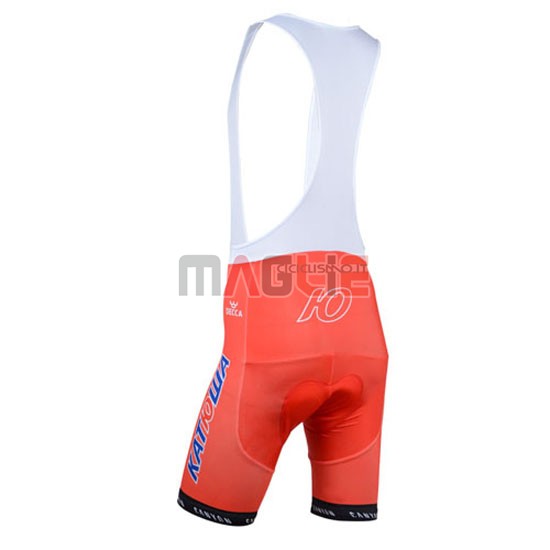 Maglia Katusha manica corta 2015 arancione e bianco