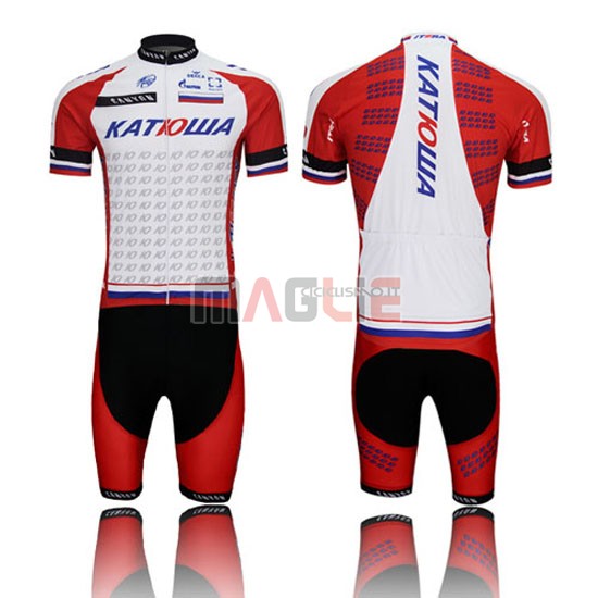 Maglia Katusha manica corta 2015 rosso e bianco - Clicca l'immagine per chiudere