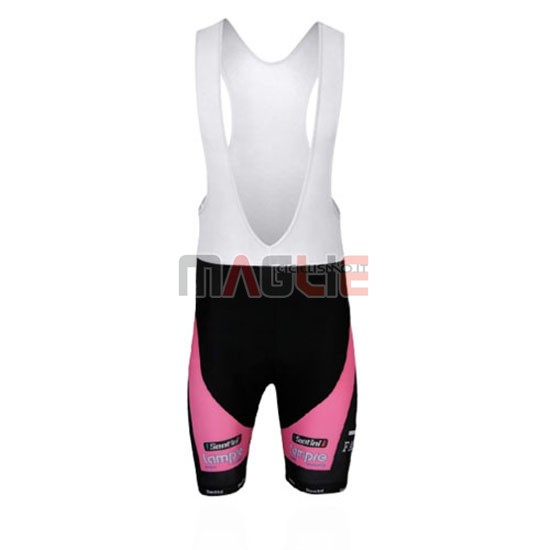 Gilet antivento Lampre 2014 nero e fuxia