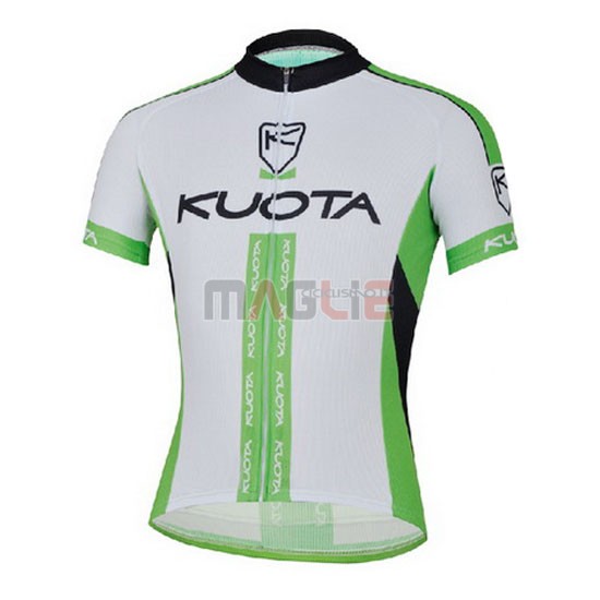 Maglia Kuota manica corta 2013 bianco e verde