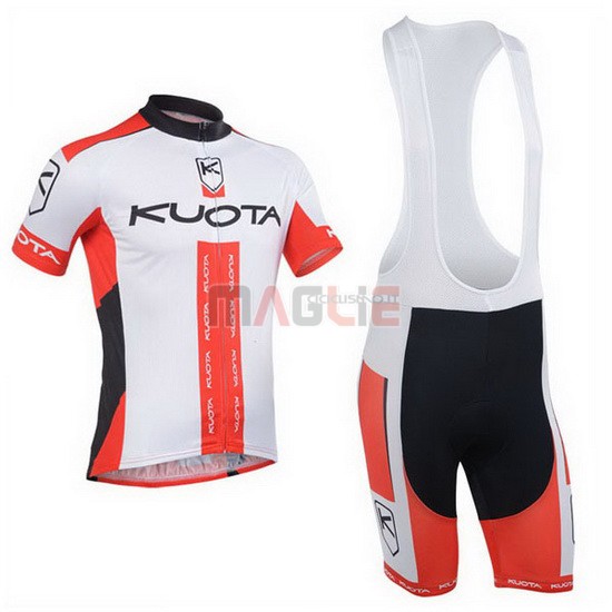 Maglia Kuota manica corta 2013 rosso e bianco