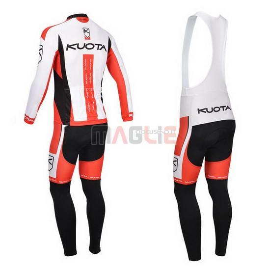 Maglia Kuota manica lunga 2013 bianco e rosso - Clicca l'immagine per chiudere