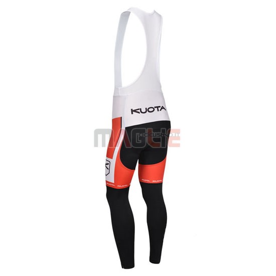 Maglia Kuota manica lunga 2013 bianco e rosso