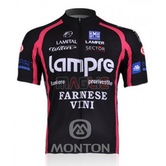 Maglia Lampre manica corta 2010 nero