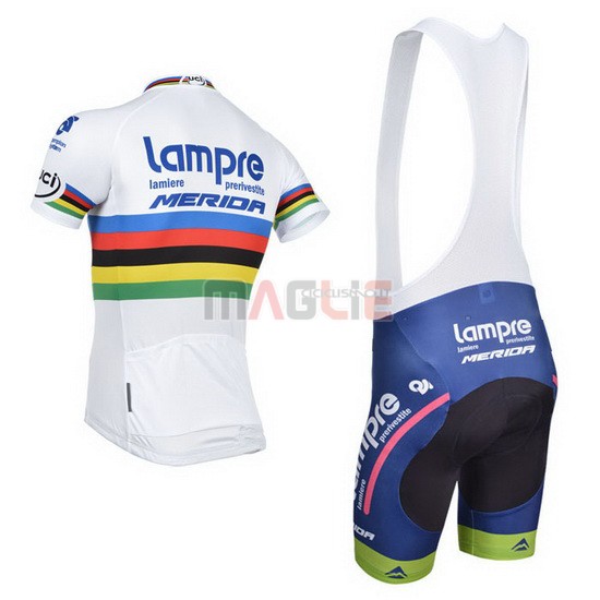 Maglia Lampre manica corta 2014 bianco