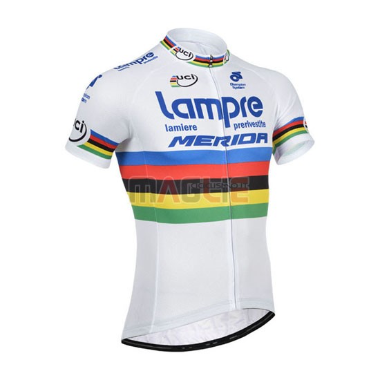 Maglia Lampre manica corta 2014 bianco