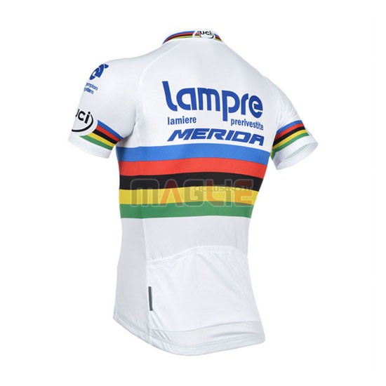 Maglia Lampre manica corta 2014 bianco