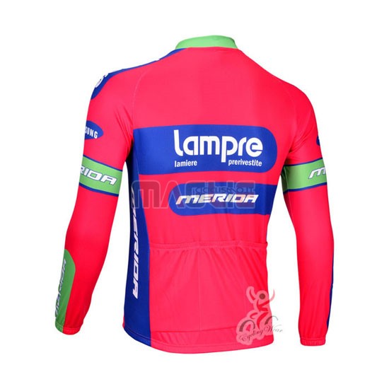 Maglia Lampre manica lunga 2013 rosa e celeste