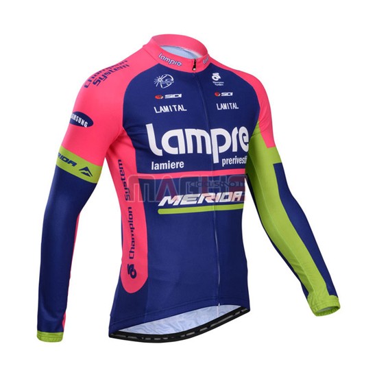 Maglia Lampre manica lunga 2014 rosa e blu - Clicca l'immagine per chiudere