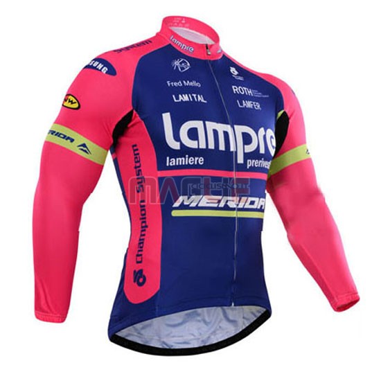 Maglia Lampre manica lunga 2015 rosa e blu - Clicca l'immagine per chiudere