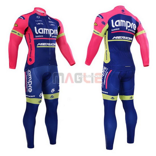 Maglia Lampre manica lunga 2015 rosa e blu - Clicca l'immagine per chiudere