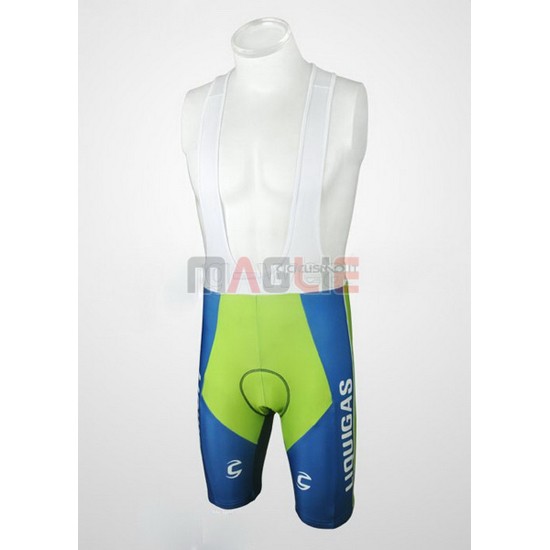 Maglia Liquigas manica corta 2010 blu e verde