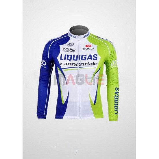 Maglia Liquigas manica lunga 2012 bianco e verde - Clicca l'immagine per chiudere