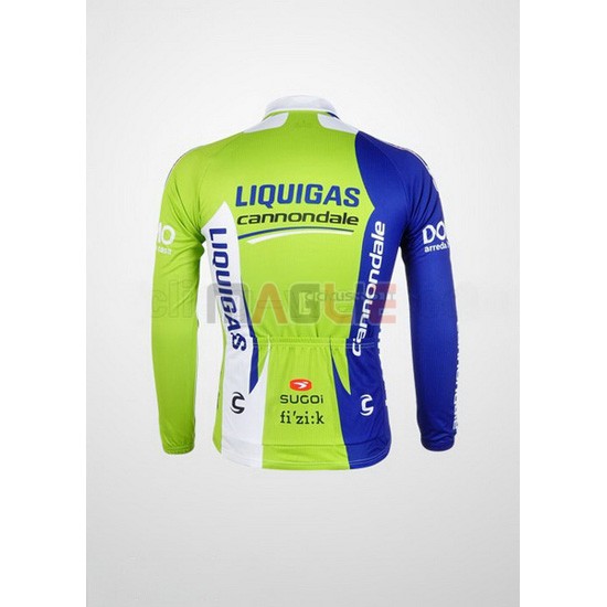 Maglia Liquigas manica lunga 2012 bianco e verde - Clicca l'immagine per chiudere