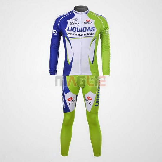 Maglia Liquigas manica lunga 2012 bianco e verde - Clicca l'immagine per chiudere