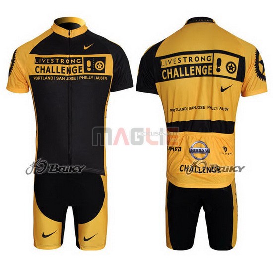 Maglia Livestrong manica corta 2009 giallo e nero