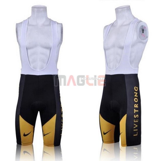 Maglia Livestrong manica corta 2011 giallo e nero