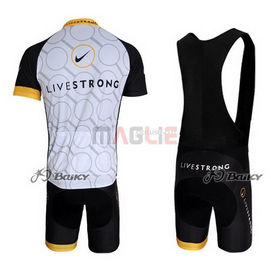 Maglia Livestrong manica corta 2011 nero e giallo