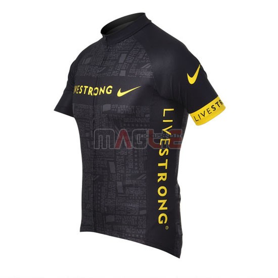 Maglia Livestrong manica corta 2012 nero