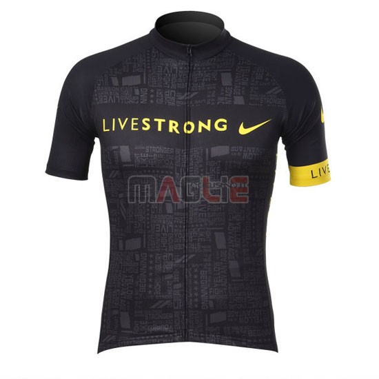 Maglia Livestrong manica corta 2012 nero