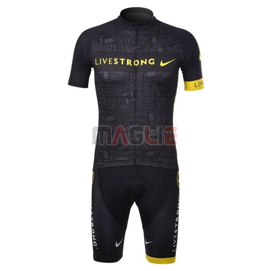 Maglia Livestrong manica corta 2012 nero